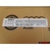 Genuine Audi 50 TFSI Rear Boot Badge Emblem Chrome - 4H0853744B 2ZZ
