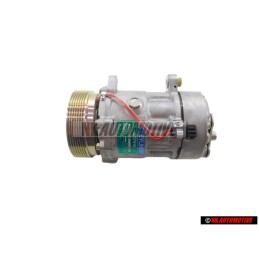 Genuine VW A/C Compressor With Electro-Magnetic Coupling - 357820803R