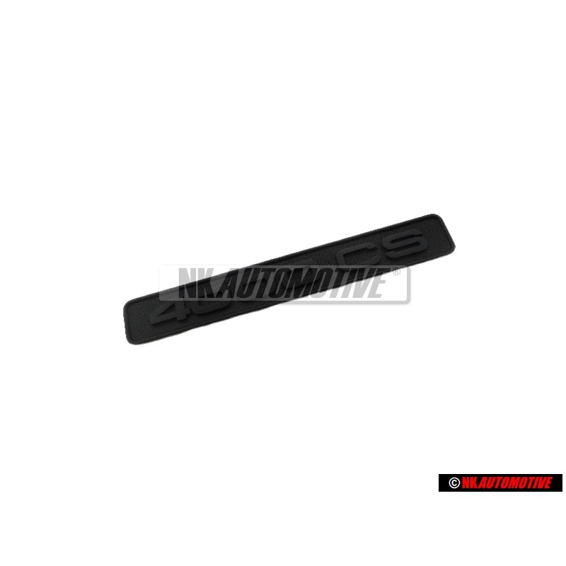 Genuine Audi 4000 CS Dashboard Badge Emblem Black - 811853681A