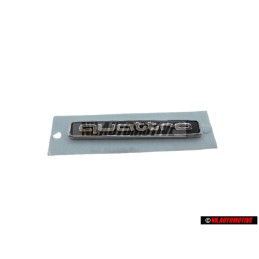 Genuine Audi QUATTRO Rear Boot Badge Emblem Black Chrome - 8V0853737A