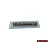 Genuine Audi QUATTRO Rear Boot Badge Emblem Black Chrome - 8V0853737A