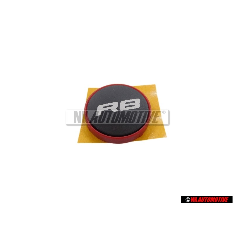 Genuine Audi R8 Gearknob Badge Emblem Black Red - 420711144C