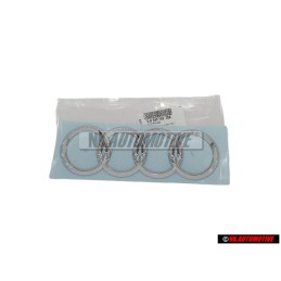 Genuine Audi Rings Rear Boot Badge Emblem Chrome - 8J0853742 2ZZ