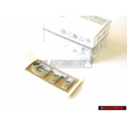 Genuine VW GTI Rear Trunk Boot Badge Emblem Chrome - 1J0853675B 739