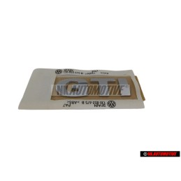 Genuine VW GTI Rear Trunk Boot Badge Emblem Chrome - 1J0853675B 739