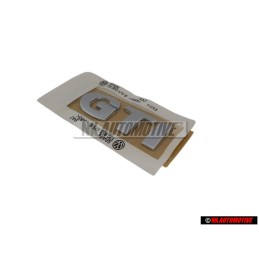 Genuine VW GTI Rear Trunk Boot Badge Emblem Chrome - 1J0853675B 739