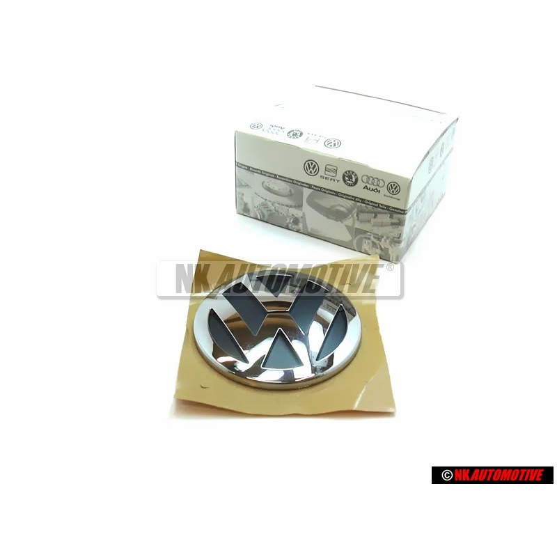 Genuine VW Rear Trunk Boot Badge Emblem Chrome - 1K5853630 ULM