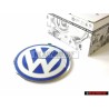 Genuine VW Rear Boot Hatch Trunk Boot Badge Emblem Chrome Blue - 1C0853630L 39A