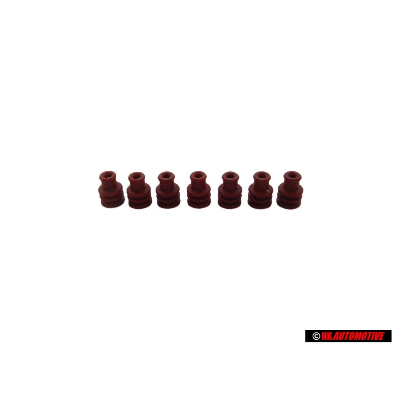 7x Genuine VW Single Wiring Seal - 357972741A