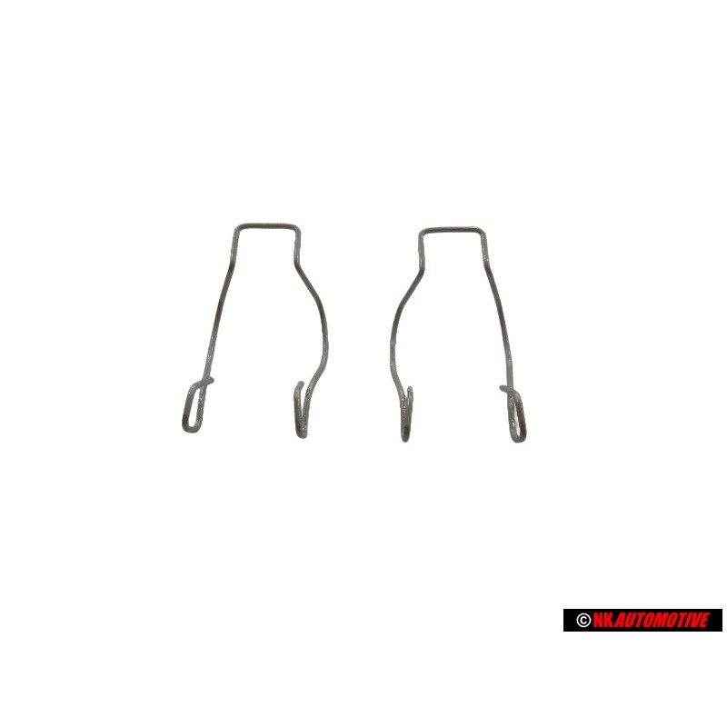 2x Genuine VW Headlight Halogen Bulb Carrier Retaining Spring - 191941160A