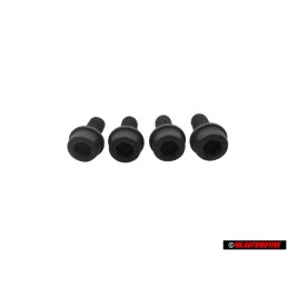 4x Genuine VW Caliper Carrier to Stub Axle Socket Head Bolt - N 90729401