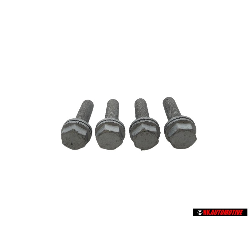4x Genuine VW Self Locking Bolt - N 91084901