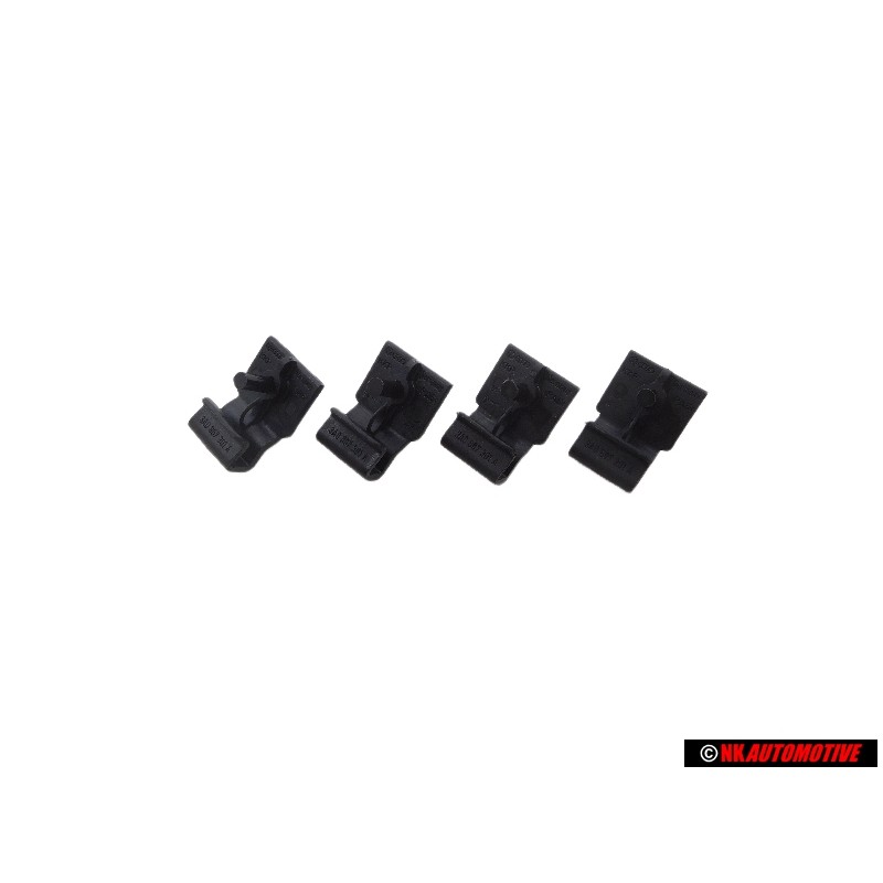 4x Genuine VW Door Card Panel Bottom Retaining Clip Bracket - 3A0867301 01C