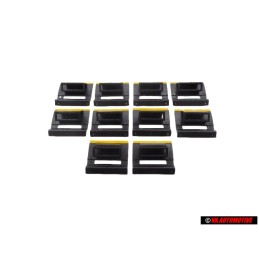 10x Genuine VW Side Skirt Retaining Clip Bracket - 191853913