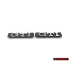 2x Genuine VW Golf MK3 GTI Side Badge Emblem Chrome - 1H6853714C Z10