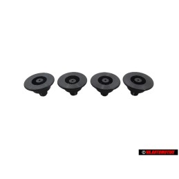 4x Genuine VW Bumper to Wing Retainer Clip Slider - 191807193 01C