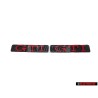 2x Genuine VW GTI Side Badge Emblem Red - 1H6853714C QN5