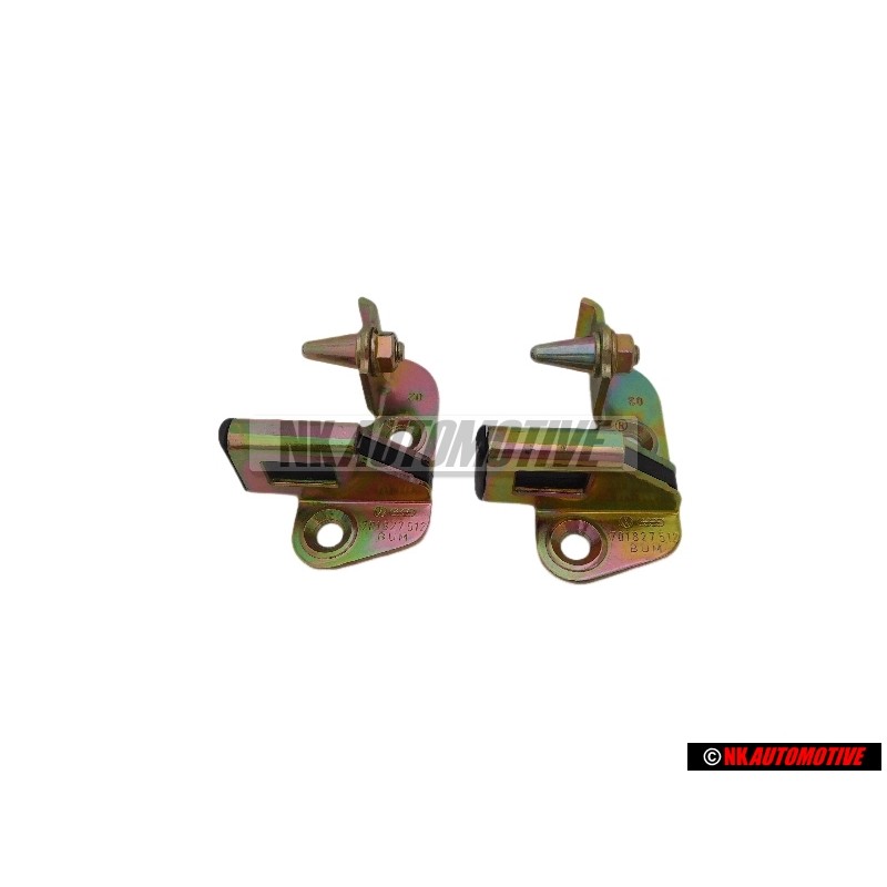 2x Genuine VW Rear Boot Lock Striker Lower - 701827512