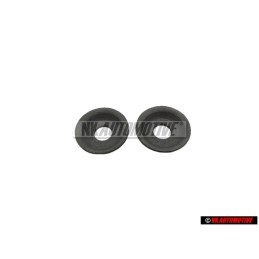 2x Genuine VW Seat Backrest Adjuster Roller Knob Dished Washer - 171881499