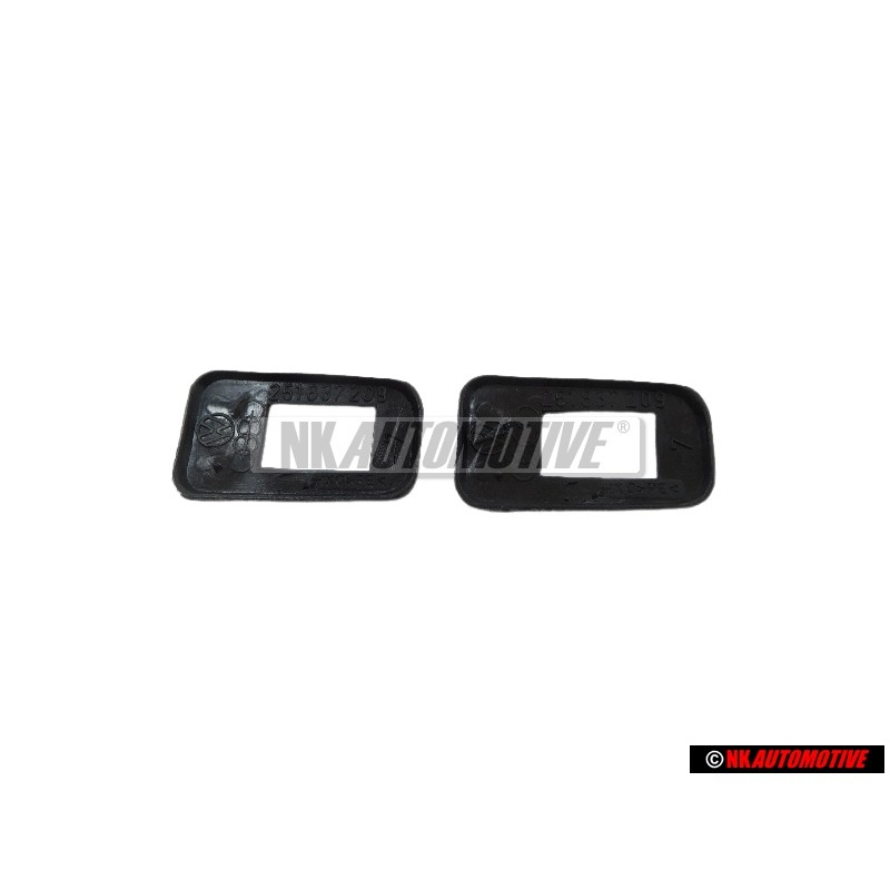 2x Genuine VW Base For Front Door Handle Bus T3 - 251837209