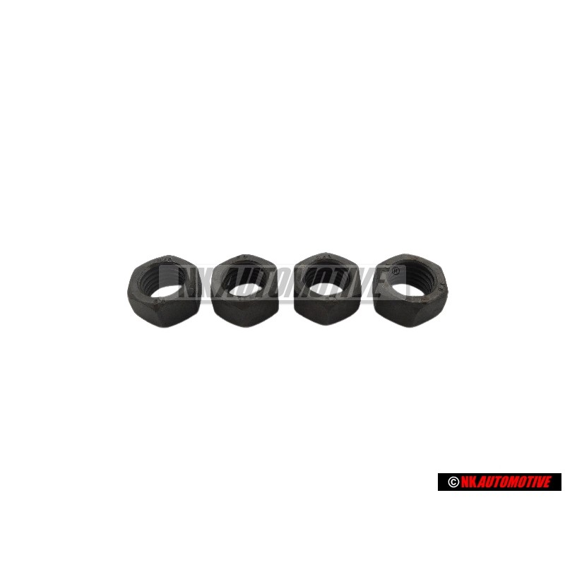 4x Genuine VW Front Suspension Strut Hexagon Nut M12x1.5 - N 0111351