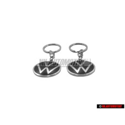 2x Genuine VW Keytag Keychain Keyring Keyfob - 000087010BQ