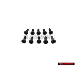 10x Genuine VW Oval Head Panel Screw 4.2x13 - N 01396626