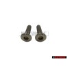 2x Genuine VW Oval Head Countersunk Bolt M8x32 - N 0214163