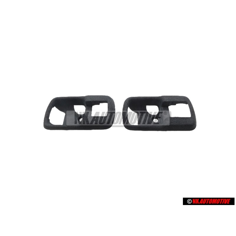 2x Genuine VW Door Release Trim Plate Black - 171837235 01C