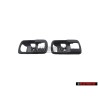 2x Genuine VW Door Release Trim Plate Black - 171837235 01C