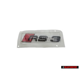 Genuine Audi RS3 Rear Boot Badge Emblem Black Red - 8V0853740 T94