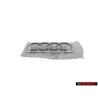 Genuine Audi Rings Rear Boot Badge Emblem Chrome - 8T0853742C 2ZZ