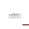 Genuine Audi Rings Rear Boot Badge Emblem Chrome - 8T8853742B 2ZZ