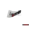 Genuine Audi RS7 Front Grill Badge Emblem Black Chrome Red - 4G8853736D 2ZZ