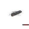Genuine Audi QUATTRO Front Grill Badge Emblem Black Chrome - 4G8853736F 2ZZ
