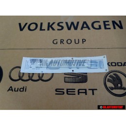 Genuine Audi 60 TFSI Rear Boot Badge Emblem Chrome - 4H0853744G 2ZZ
