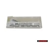 Genuine Audi 40 E-TRON Rear Boot Badge Emblem Chrome - 4M0853744 2ZZ