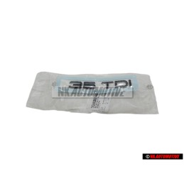 Genuine Audi 35 TDI Rear Boot Badge Emblem Black - 83A853744B T94