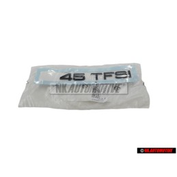 Genuine Audi 45 TFSI Rear Boot Badge Emblem Black - 83A853744D T94