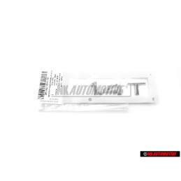 Genuine Audi 1.4T Rear Boot Badge Emblem Chrome - 8P0853743H 2ZZ