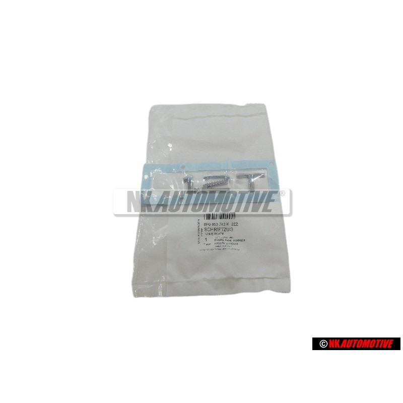Genuine Audi 1.2T Rear Boot Badge Emblem Chrome - 8P0853743K 2ZZ