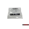 Genuine Audi TT 20 YEARS Side Badge Emblem Black Chrome - 8S0853601 2ZZ