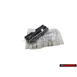 Genuine Audi QUATTRO Front Grill Badge Emblem Black Chrome - 8U0853736B T94