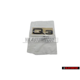 Genuine Audi Q3 Rear Boot Badge Emblem Black - 8U0853741A T94