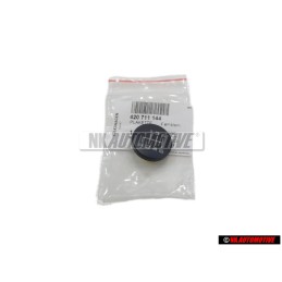 Genuine Audi R8 6-SPEED Gearknob Badge Emblem Black Chrome - 420711144