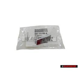 Genuine Audi S1 Steering Wheel Badge Chrome Red - 8X0419685A