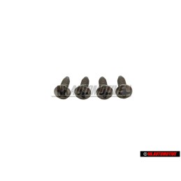 4x Genuine VW Oval Hd. Csk. Self-Tapp. 