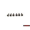 6x Genuine VW Oval Hd. Csk. Self-Tapp. 