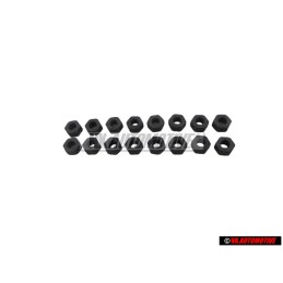 16x Genuine VW Hexagon Nut - 043101457