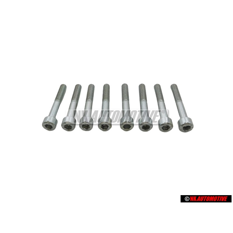 8x Genuine VW Hexagon Socket Head Caliper Guide Bolt M8x55 - N 0447553